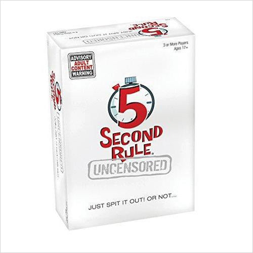 PlayMonster 5 Second Rule Uncensored - Gifteee Unique & Unusual gifts, Cool gift ideas
