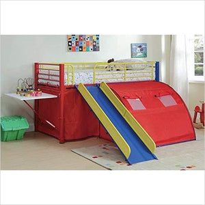 Coaster Bunk Bed with Slide and Tent - Gifteee. Find cool & unique gifts for men, women and kids