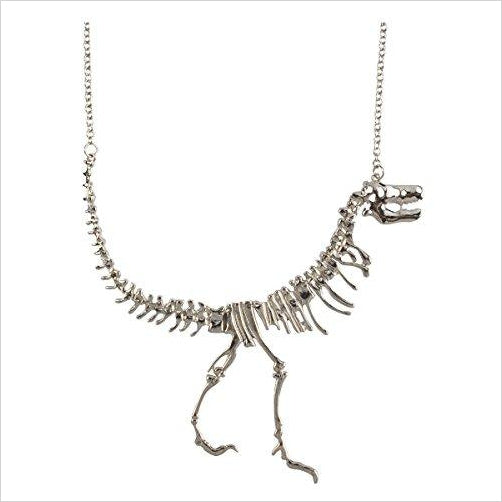 Silver Dinosaur Necklace - Gifteee Unique & Unusual gifts, Cool gift ideas