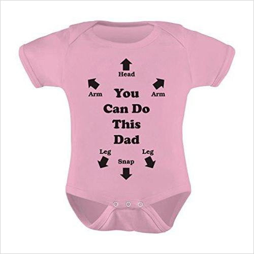 Baby Suit - You Can Do This Dad - Gifteee. Find cool & unique gifts for men, women and kids