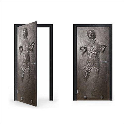 Han Solo in Carbonite Vinyl Sticker for the Door - Gifteee. Find cool & unique gifts for men, women and kids
