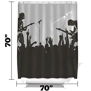 Rockstar Shower Curtain - Gifteee. Find cool & unique gifts for men, women and kids