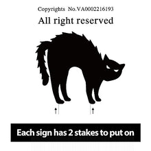 Load image into Gallery viewer, Black Cat Halloween Decor
