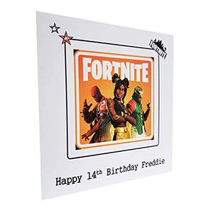 PERSONALIZED FORTNITE HAPPY BIRTHDAY CARD - Gifteee. Find cool & unique gifts for men, women and kids