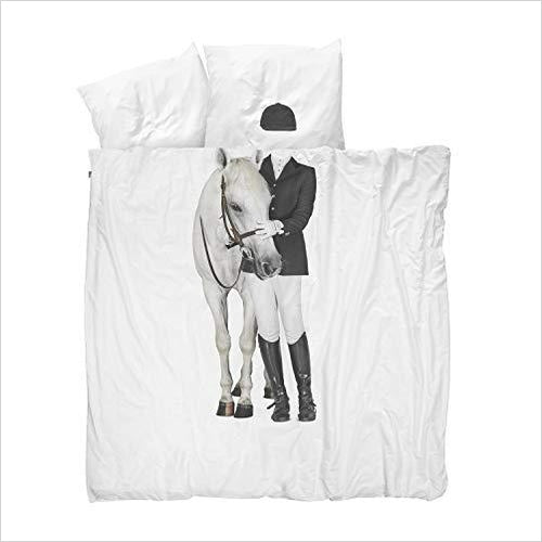 Equestrian Duvet Cover and Pillowcase Set - Gifteee. Find cool & unique gifts for men, women and kids