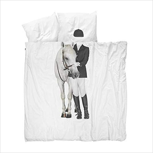 Equestrian Duvet Cover and Pillowcase Set - Gifteee Unique & Unusual gifts, Cool gift ideas