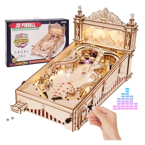 Miniature Pinball Machine Model Kit - Gifteee Unique & Unusual gifts, Cool gift ideas