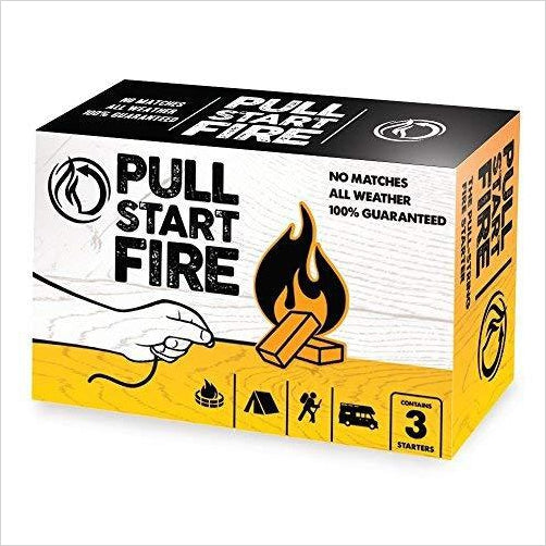 Pull Start Fire Pull String Firestarter (3 Pack) - Gifteee Unique & Unusual gifts, Cool gift ideas