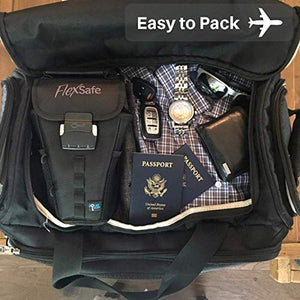 FlexSafe - Anti-Theft Portable Travel Safe - Gifteee. Find cool & unique gifts for men, women and kids