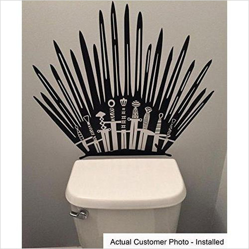 Game of Thrones - Iron Throne Toilet - Gifteee. Find cool & unique gifts for men, women and kids