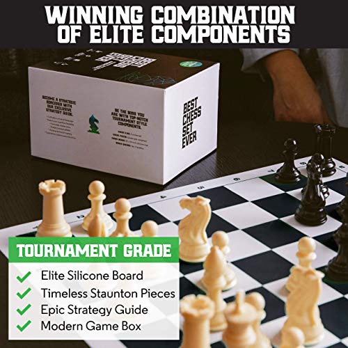 Extra Heavy Weighted Chess Set - Gifteee Unique & Unusual gifts, Cool gift ideas