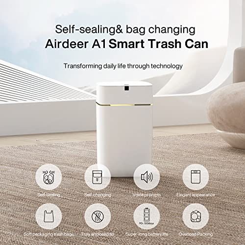 Automatic Trash Can, Self Sealing and Self-Changing
