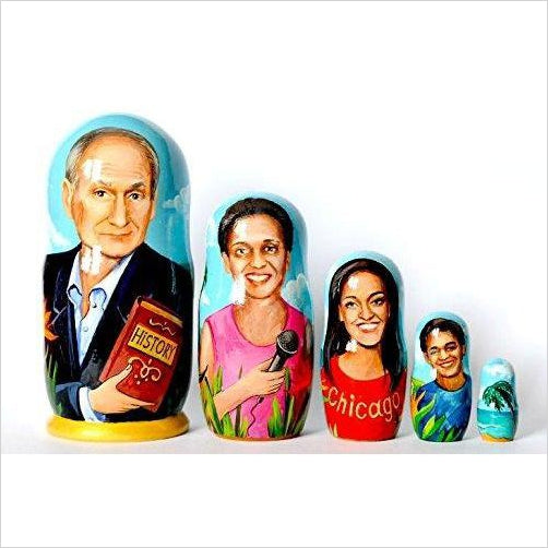 Custom Nesting Dolls, - Hand Painted from a Photo - Gifteee. Find cool & unique gifts for men, women and kids
