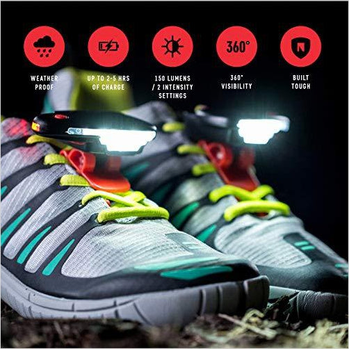 Shoe Lights For Running At Night - Gifteee Unique & Unusual gifts, Cool gift ideas