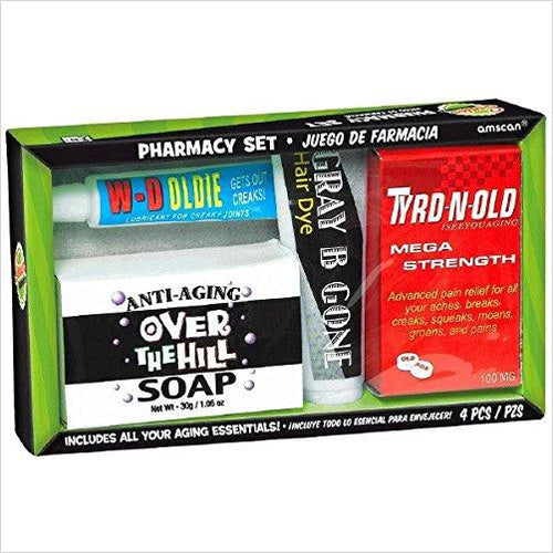 Pharmacy Set - Over the hill gag gift - Gifteee Unique & Unusual gifts, Cool gift ideas