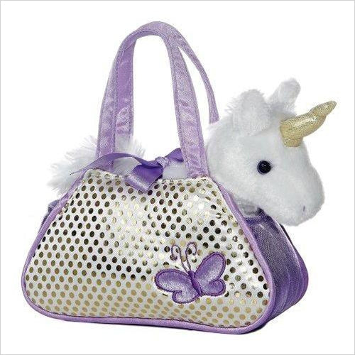 Unicorn Fancy Pals Purse with 8