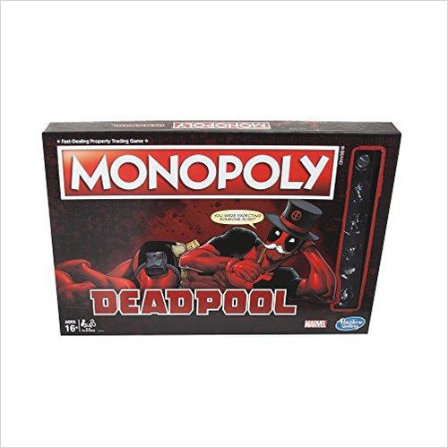 Monopoly Game: Marvel Deadpool Edition - Gifteee. Find cool & unique gifts for men, women and kids