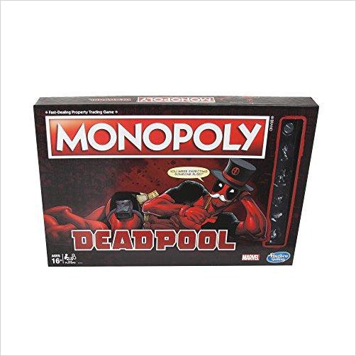 Monopoly Game: Marvel Deadpool Edition - Gifteee Unique & Unusual gifts, Cool gift ideas