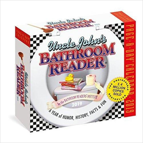 Uncle John’s Bathroom Reader Page-A-Day Calendar 2019 - Gifteee. Find cool & unique gifts for men, women and kids