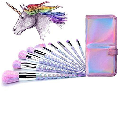 Ammiy Unicorn Makeup Brushes Set - Gifteee Unique & Unusual gifts, Cool gift ideas