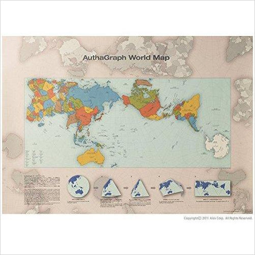 AuthaGraph World Map - Gifteee. Find cool & unique gifts for men, women and kids