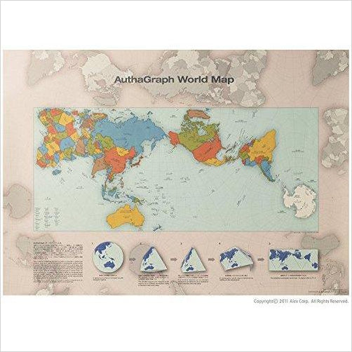 AuthaGraph World Map - Gifteee Unique & Unusual gifts, Cool gift ideas