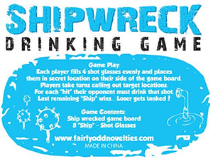 Take Your Shots Into Battle Shipwreck Drinking Game - Gifteee Unique & Unusual gifts, Cool gift ideas