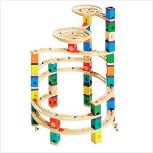 Wooden Marble Run Construction - Cyclone - Gifteee. Find cool & unique gifts for men, women and kids