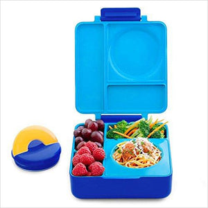 Leak-Proof 3-Compartment Bento Lunch Box For Kids - Gifteee - Unique Gifts | Cool Gift Ideas for Kids, Men and Women