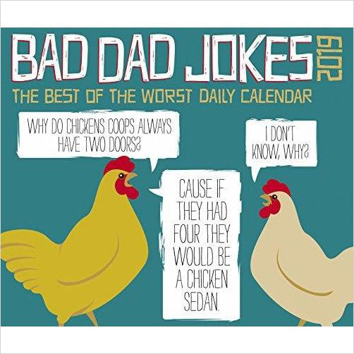 Bad Dad Jokes 2019 Box Calendar - Gifteee Unique & Unusual gifts, Cool gift ideas