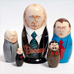 Russian Presidents Matryoshka - Gifteee. Find cool & unique gifts for men, women and kids