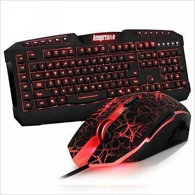 Gaming Mice and Avenger 7 Buttons Gaming Keyboard USB Wired Combo Set - Gifteee Unique & Unusual gifts, Cool gift ideas