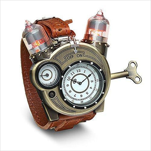 Steampunk Styled Tesla Analog Watch - Gifteee. Find cool & unique gifts for men, women and kids