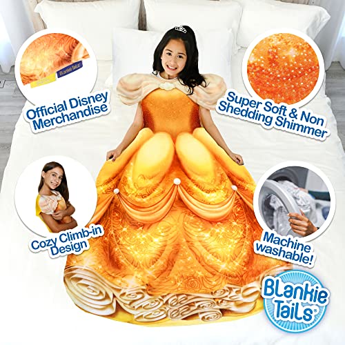 Belle Disney Princess Dress Blanket - Gifteee - Unique Gifts | Cool Gift Ideas for Kids, Men and Women