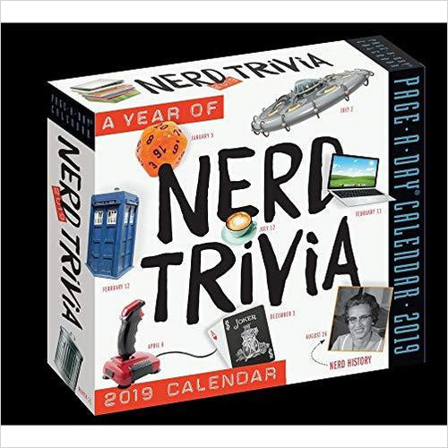 365 Days of Nerd Trivia 2019 Page-A-Day Calendar - Gifteee. Find cool & unique gifts for men, women and kids