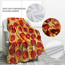 Load image into Gallery viewer, Pizza Throw Blanket - Gifteee. Find cool &amp; unique gifts for men, women and kids
