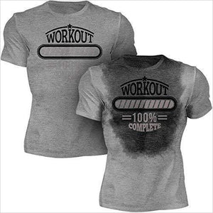 Sweat Activated Men's Gym Shirt | Workout Complete - Gifteee. Find cool & unique gifts for men, women and kids