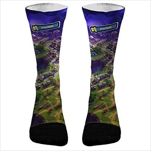 Fortnite Athletic Compression Dri-Fit Socks - Gifteee. Find cool & unique gifts for men, women and kids