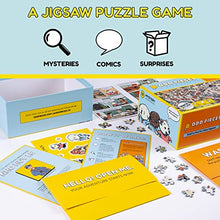 Load image into Gallery viewer, Mystery Jigsaw Puzzle with Storytelling Comics, Treasure Hunt Clues, Secret Ending
