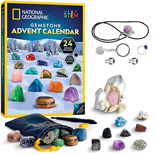 Gemstone Advent Calendar - 2023 - NATIONAL GEOGRAPHIC - Gifteee Unique & Unusual gifts, Cool gift ideas