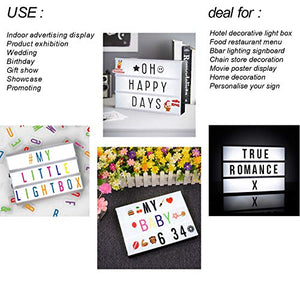Cinema Light Box 210 Letters and Colorful Emojis - Gifteee. Find cool & unique gifts for men, women and kids