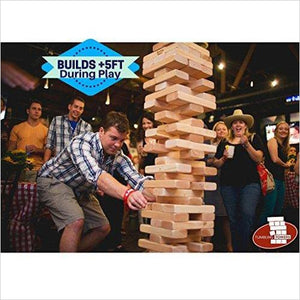 Giant "Jenga" Game Blocks - Gifteee. Find cool & unique gifts for men, women and kids