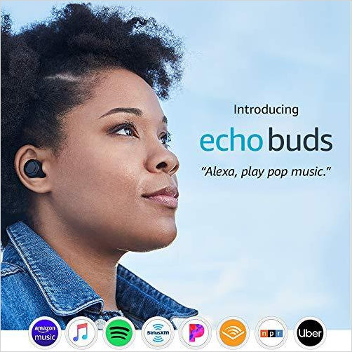 Echo Buds - Wireless earbuds with immersive sound, active noise reduction, and Alexa - Gifteee Unique & Unusual gifts, Cool gift ideas