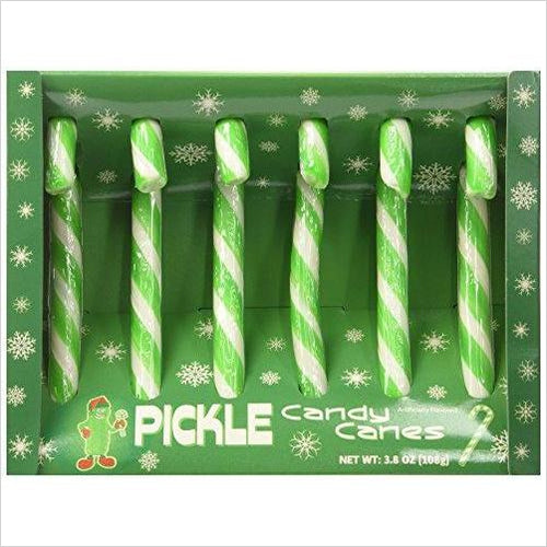 Fancy Pickle flavored Candy Canes - Gifteee. Find cool & unique gifts for men, women and kids