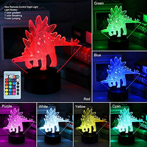 3D Dinosaur Night Light - Gifteee. Find cool & unique gifts for men, women and kids