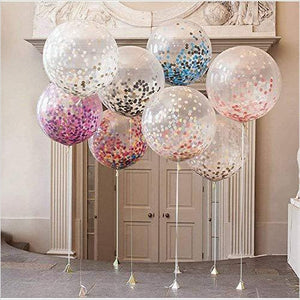 Confetti Balloons 36" (5 pcs) - Gifteee. Find cool & unique gifts for men, women and kids