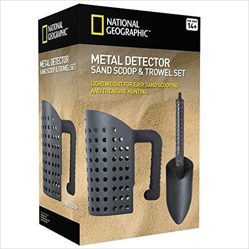 NATIONAL GEOGRAPHIC Trowel and Sifter Tool Set for Metal Detecting and Treasure Hunting - Gifteee Unique & Unusual gifts, Cool gift ideas
