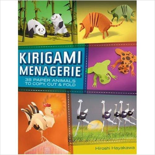 Kirigami Menagerie: 38 Paper Animals to Copy, Cut & Fold - Gifteee. Find cool & unique gifts for men, women and kids