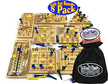 Load image into Gallery viewer, Peg Games Wood Puzzles (Baseball, Basketball, Bowling, Conqueror, Football, Golf, Mill &amp; Tic Tac Toe)
