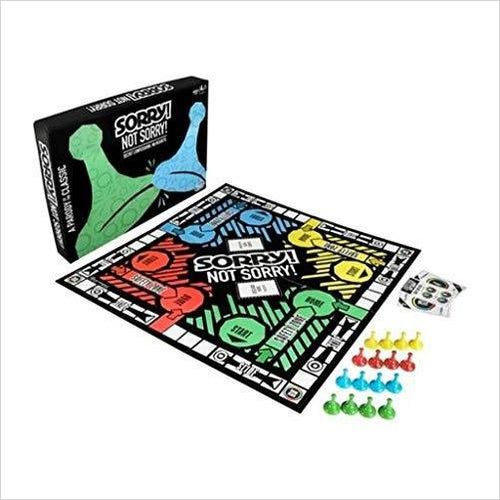 Sorry! Not Sorry Board Game - Parody Version of the Classic Game - Gifteee Unique & Unusual gifts, Cool gift ideas